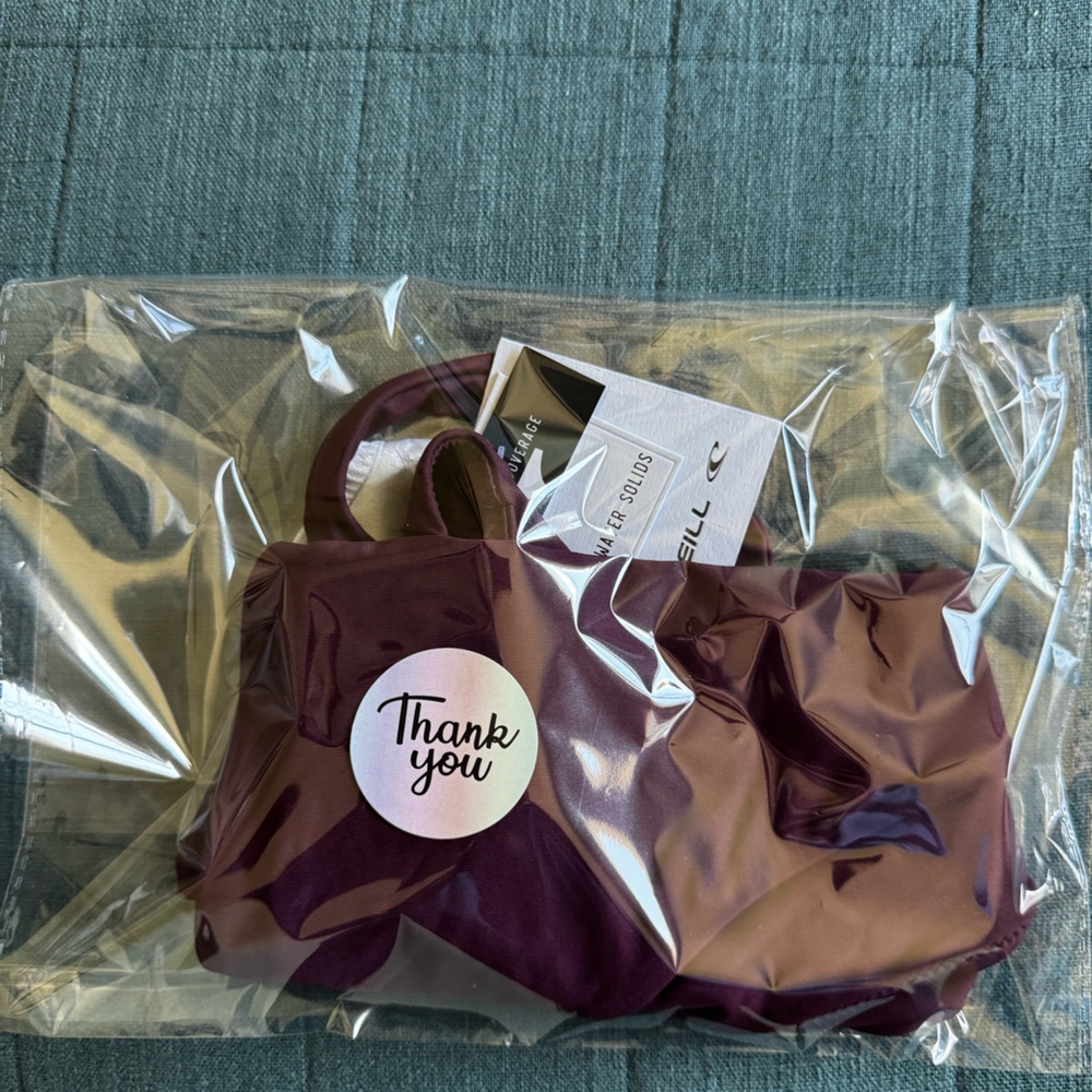 O’Neill Women’s Dark Red Cheeky‎ Bikini Bottom Size XL New - Picture 13 of 13